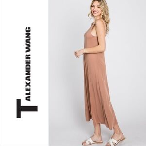 T By Alexander Wang Jersey Maxi Dress